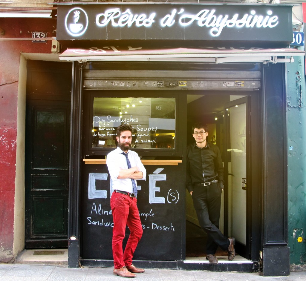 Cyril Muller, owner of Rêves d'Abyssinie  Chung-Leng Tran, barista