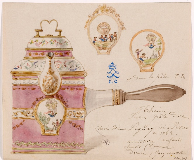 Modèle d’une théière à pâte dure de Sèvres - Charles-Etienne Leguay © Musée Carnavalet Roger-Viollet