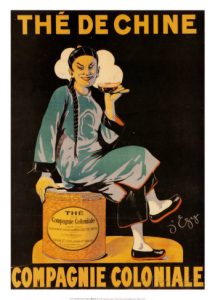 compagnie coloniale french tea the francais poster affiche 3